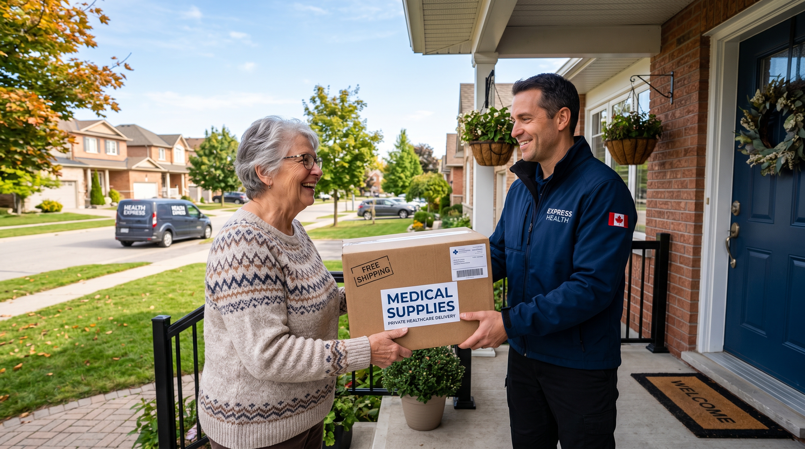 Medical equipment being shipped across Canada with free delivery from Factory Direct Medical including wheelchairs and mobility scooters